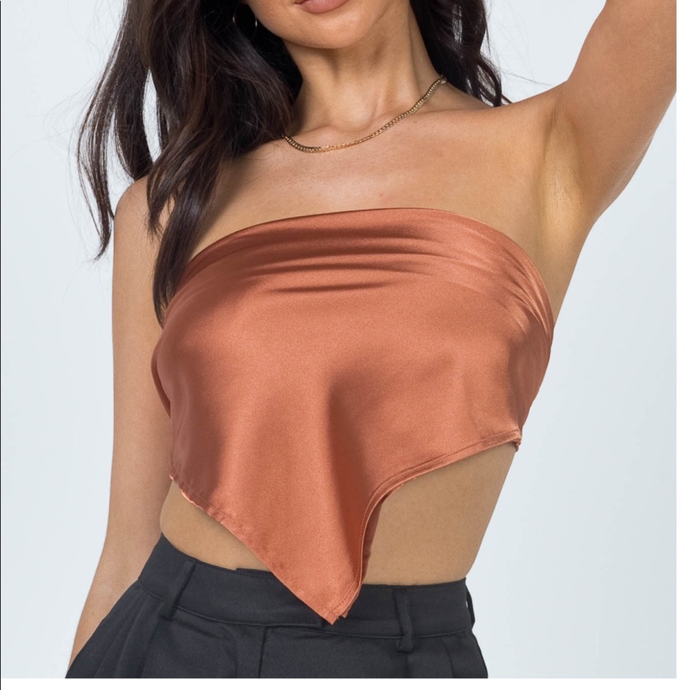 Princess Polly Venetian silk scarf top